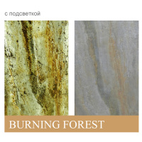 Каменный шпон Translucent Burning Forest (Бёрнинг Форест) 122x61см (0,74 м.кв) Слюда